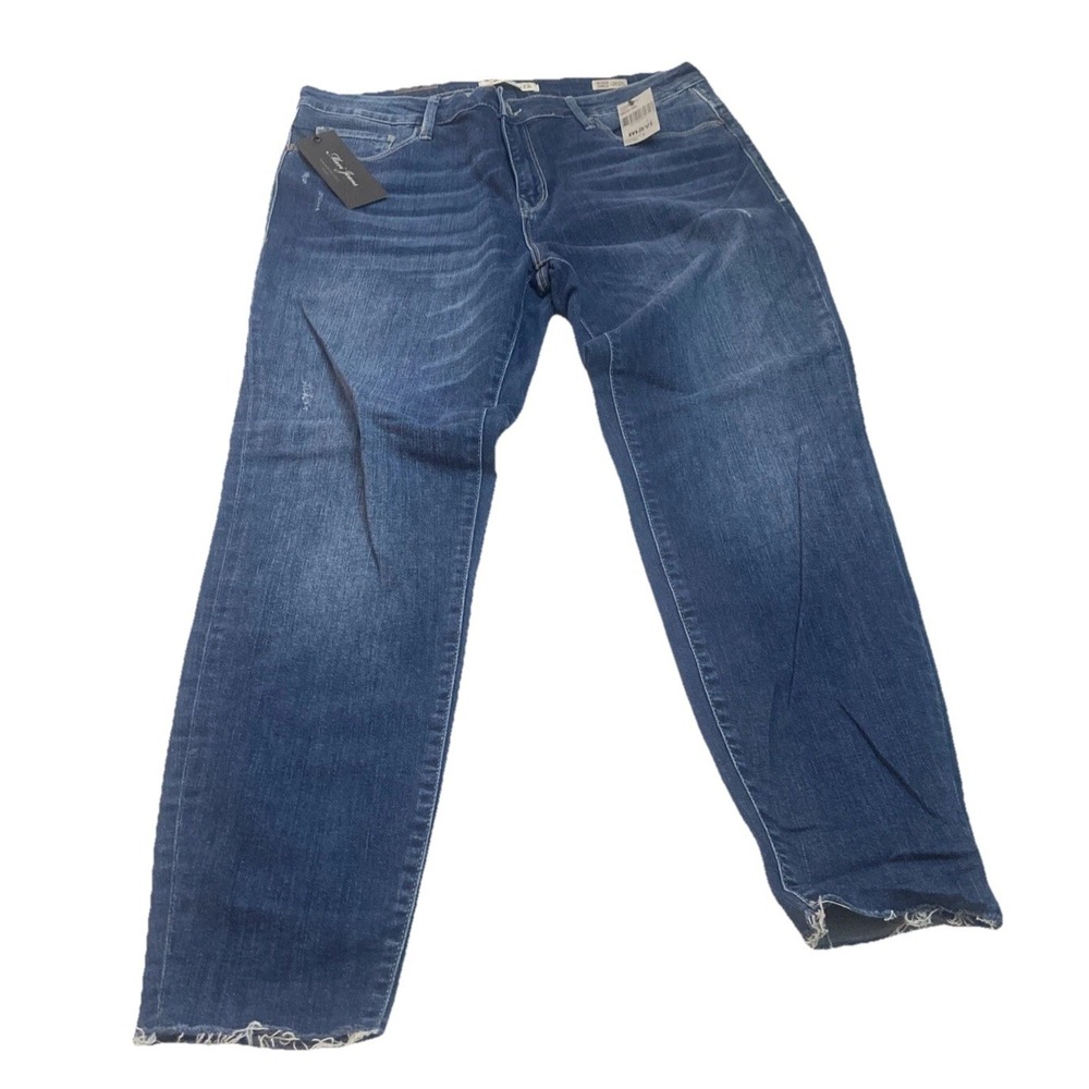 Mavi Jeans Alissa Ankle 34x28 High Rise Super Skinny Womens Blue Denim